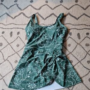 Floral Green Women's Top